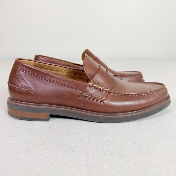 Cole Haan Pinch Prep Penny Loafer Men\'s 9M Brown Leather Classic Moc Toe Slip On main image 6